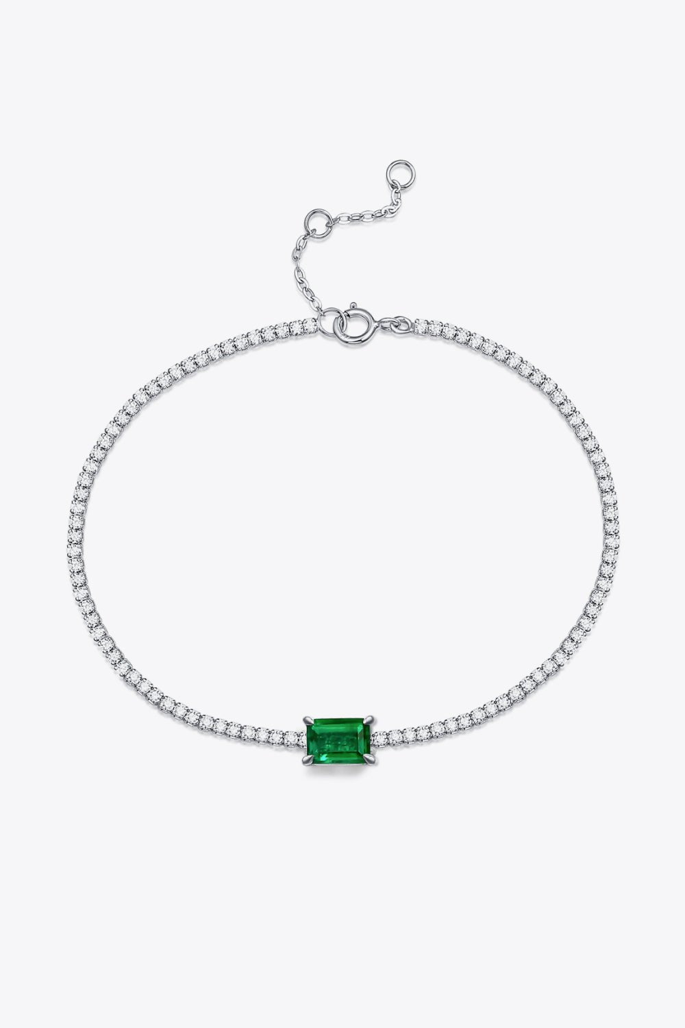 1 Carat Lab-Grown Emerald Bracelet - EMMY