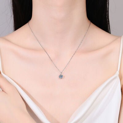 1 Carat Moissanite 925 Sterling Silver Necklace - EMMY