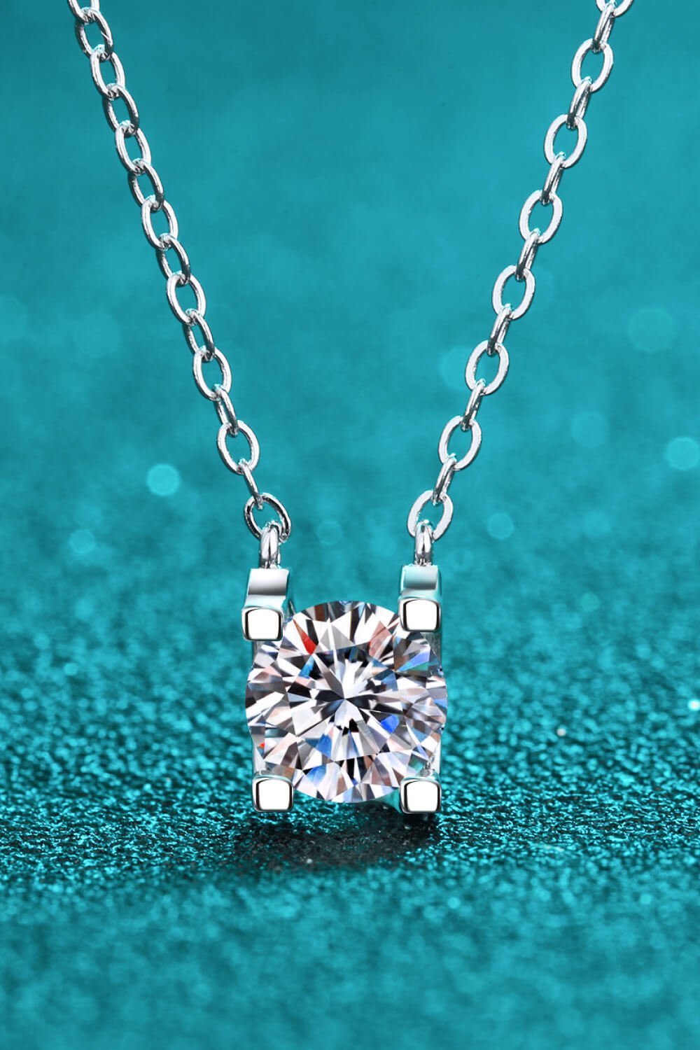 1 Carat Moissanite Chain Necklace - EMMY