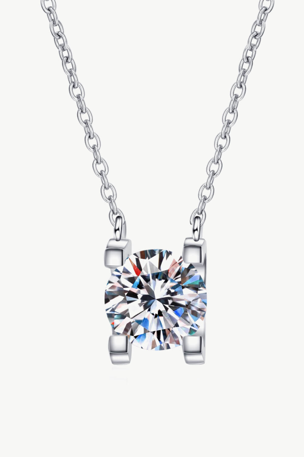 1 Carat Moissanite Chain Necklace - EMMY