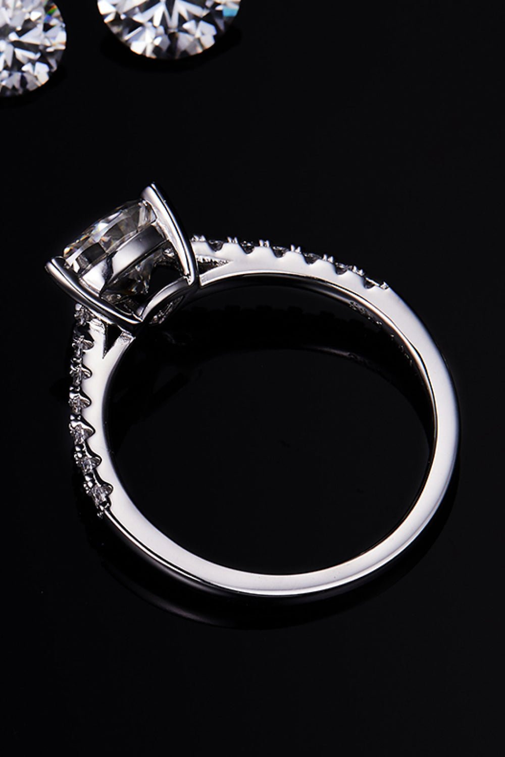 1 Carat Moissanite Triangle 925 Sterling Silver Ring - EMMY