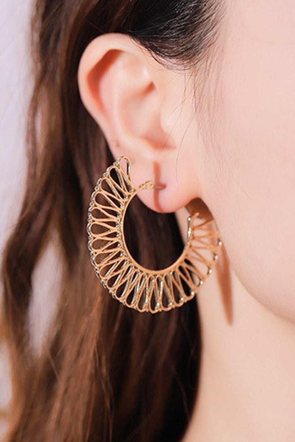 18K Gold-Plated Cutout Earrings - EMMY