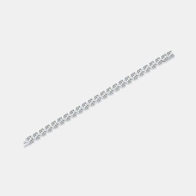 24 Carat Moissanite 925 Sterling Silver Heart Bracelet - EMMY