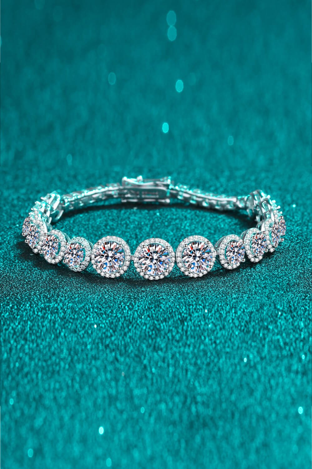 925 Sterling Silver 10.4 Carat Moissanite Bracelet - EMMY