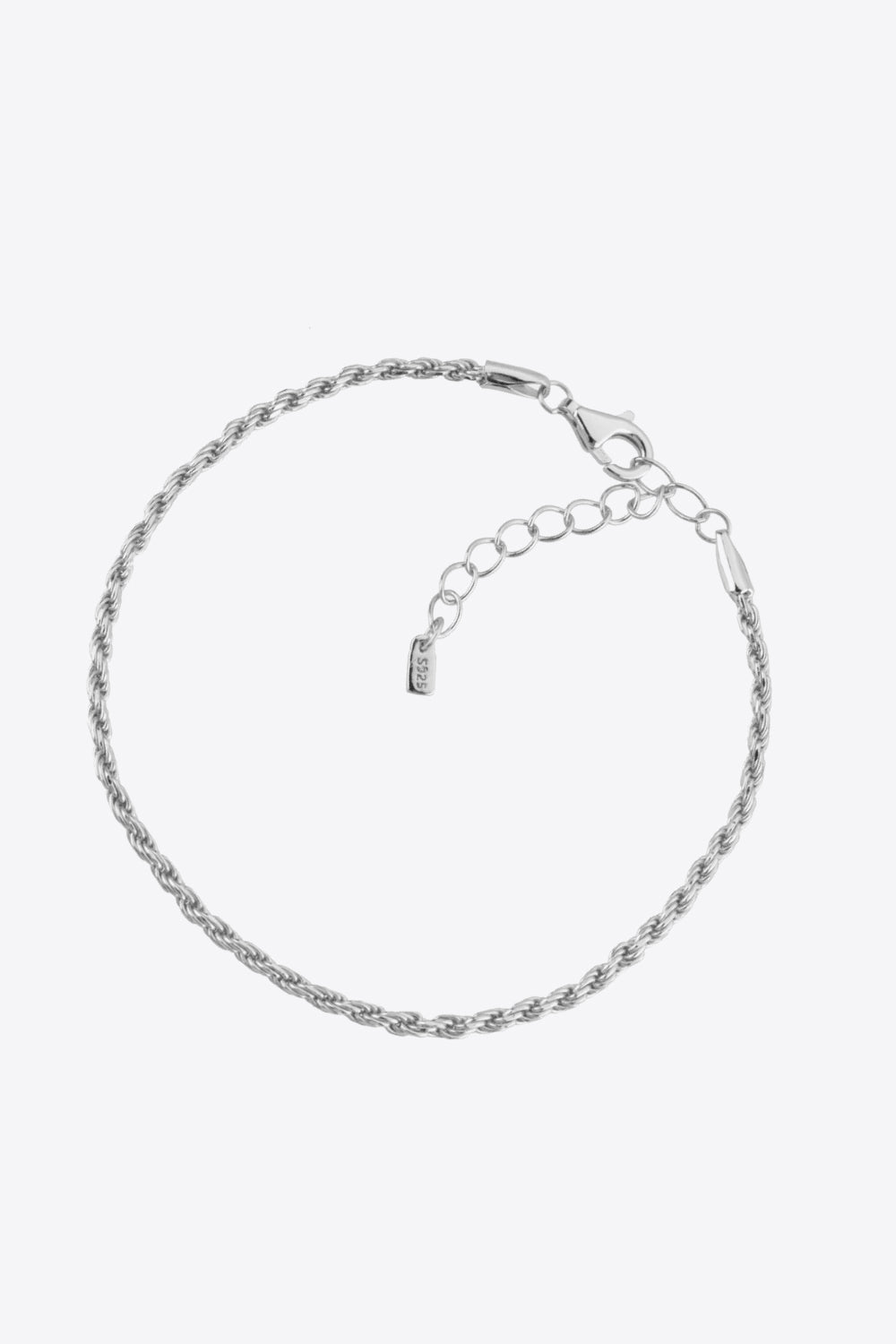 925 Sterling Silver Twisted Bracelet - EMMY