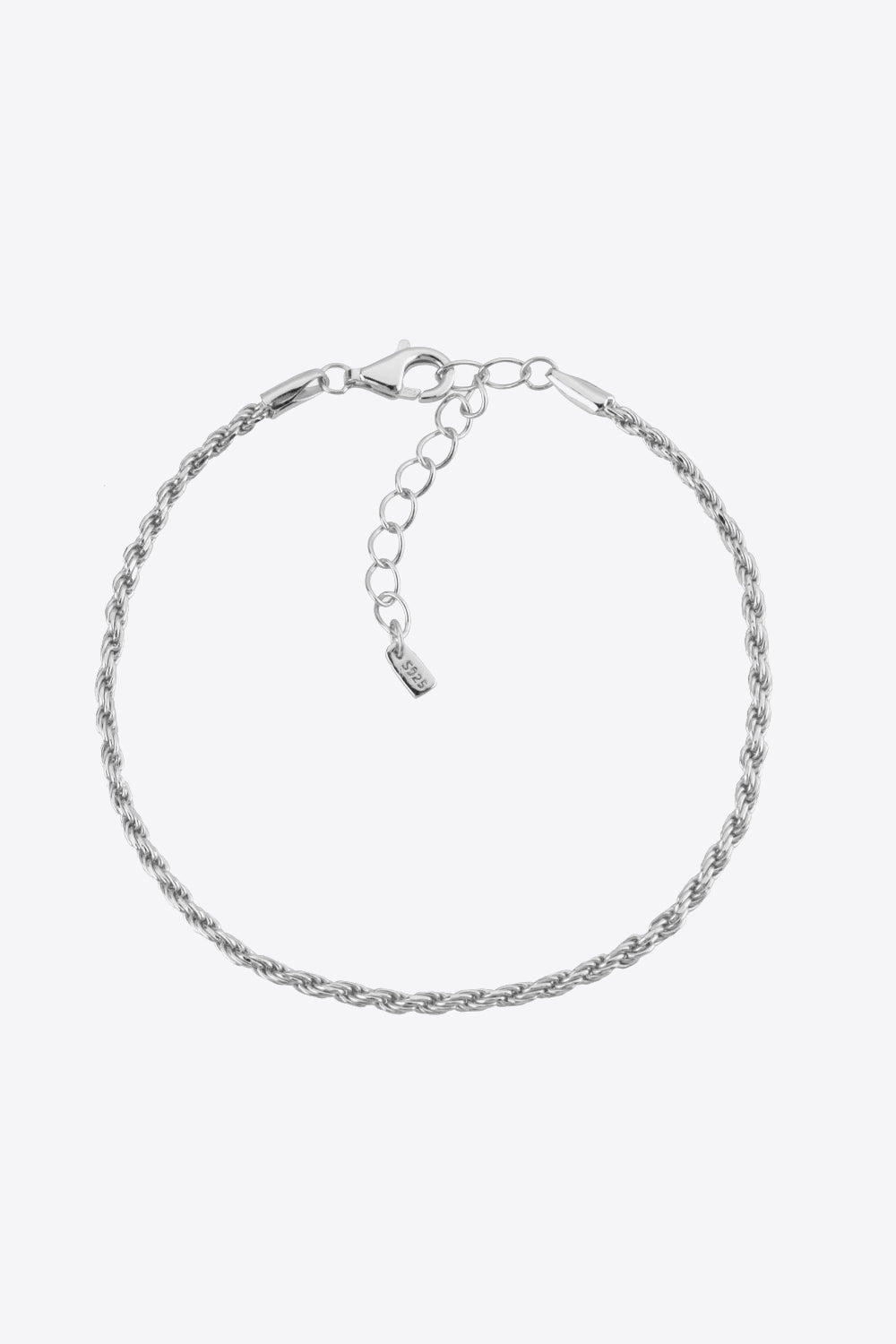 925 Sterling Silver Twisted Bracelet - EMMY