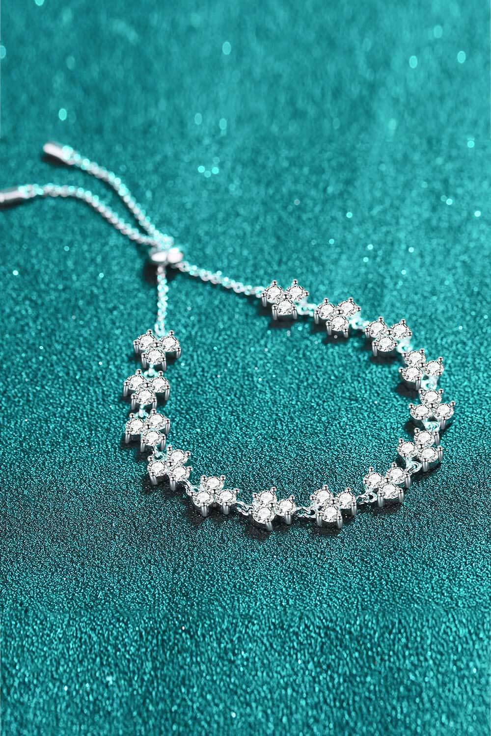 Adjustable Moissanite Bracelet - EMMY