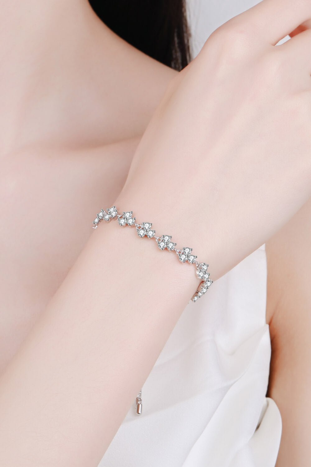 Adjustable Moissanite Bracelet - EMMY