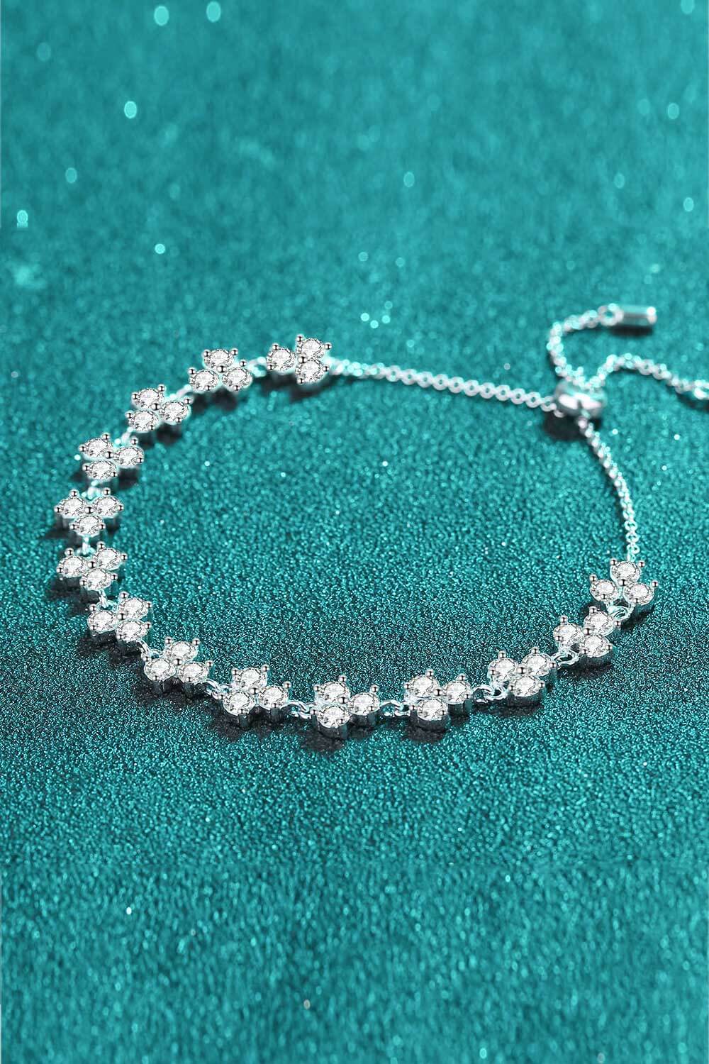 Adjustable Moissanite Bracelet - EMMY