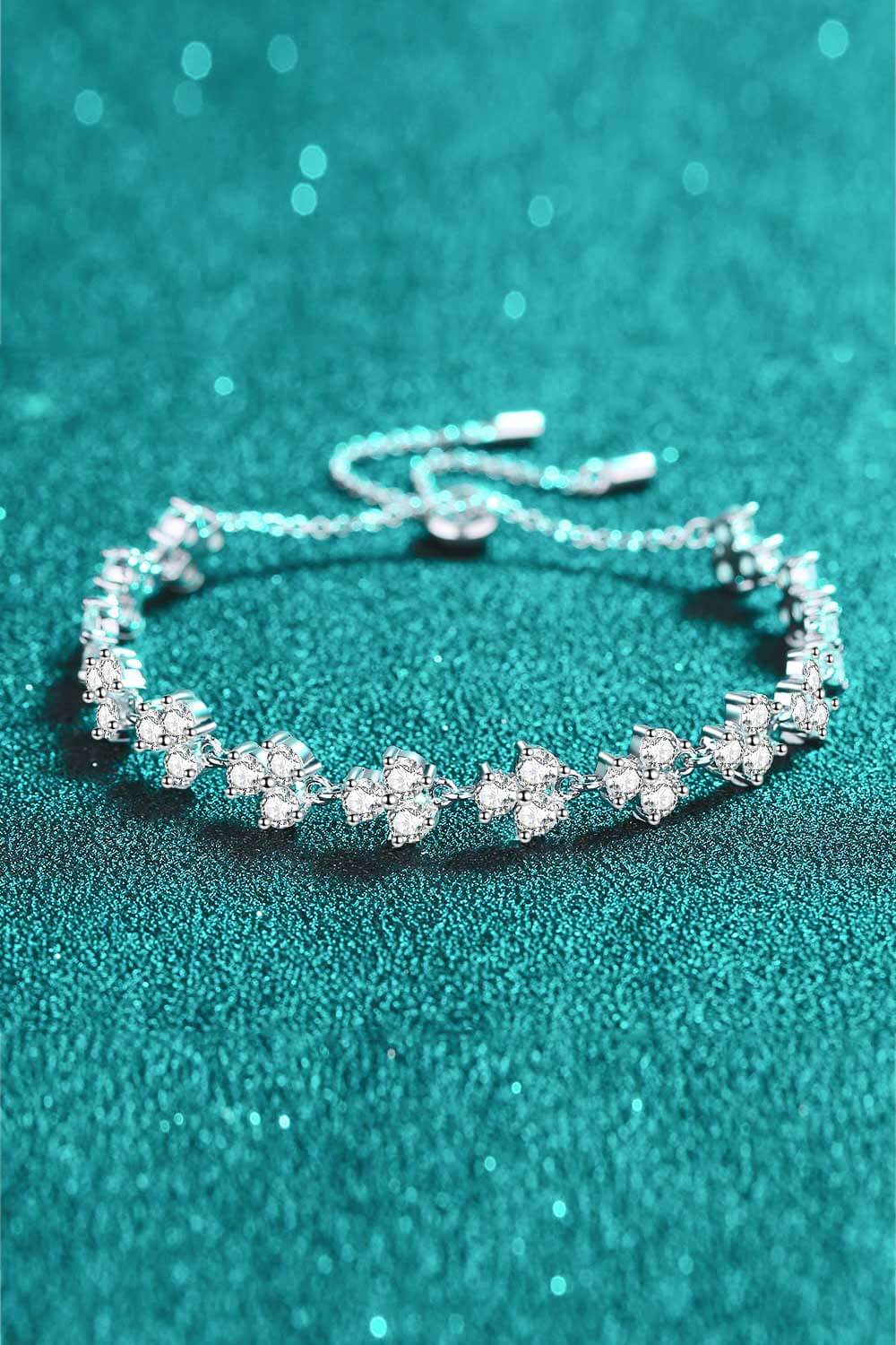 Adjustable Moissanite Bracelet - EMMY