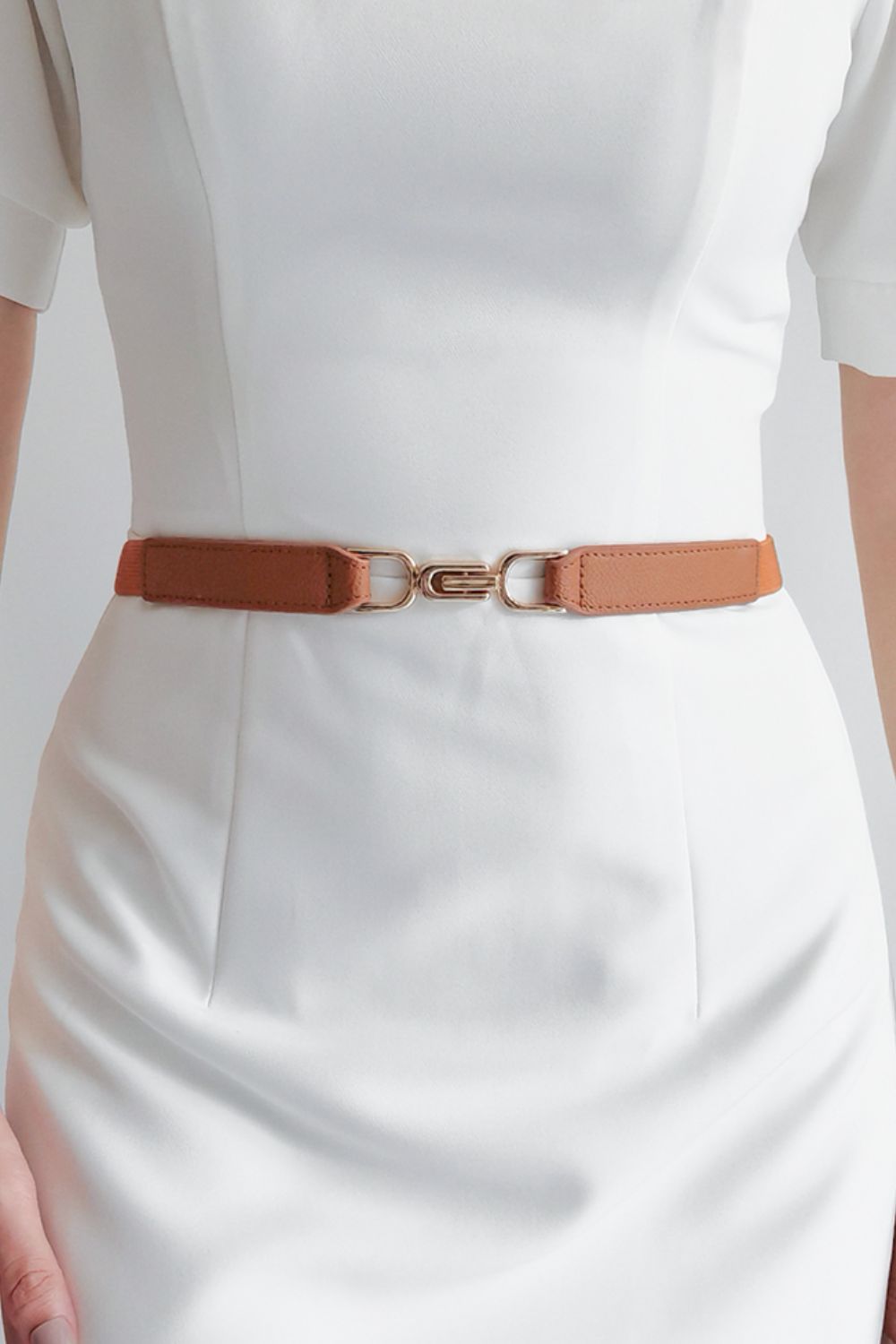 Alloy Buckle Elastic Belt - EMMY