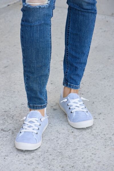 Forever Link Lace-Up Plush Thermal Flat Sneakers - EMMY