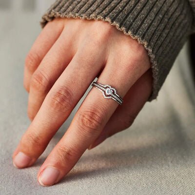 Heart Shape 925 Sterling Silver Ring - EMMY