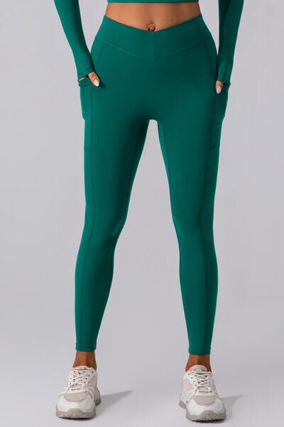 High Waist Active Leggings with Pockets - EMMY