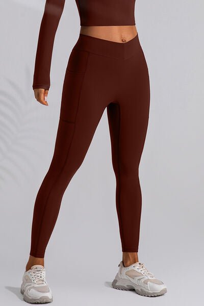 High Waist Active Leggings with Pockets - EMMY