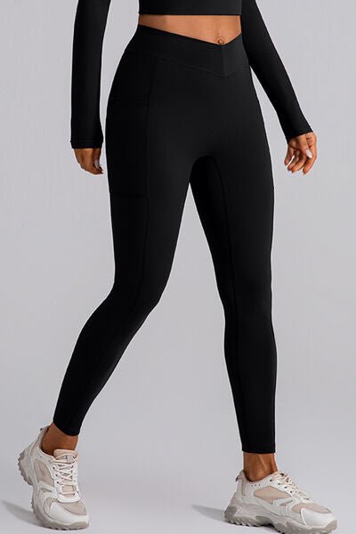 High Waist Active Leggings with Pockets - EMMY