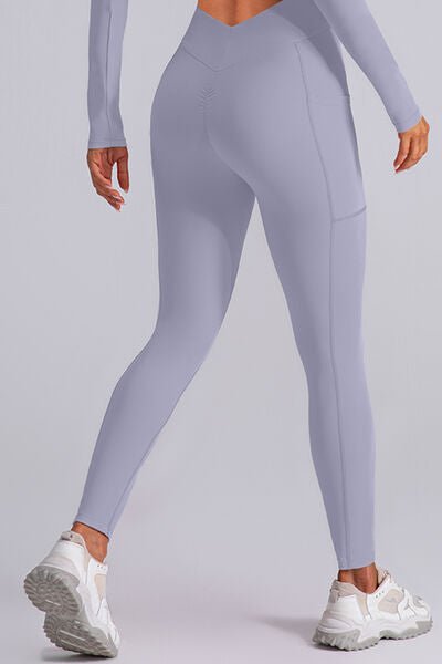 High Waist Active Leggings with Pockets - EMMY