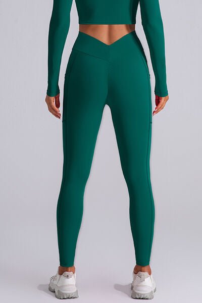 High Waist Active Leggings with Pockets - EMMY