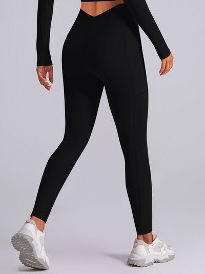 High Waist Active Leggings with Pockets - EMMY