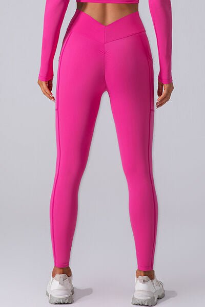 High Waist Active Leggings with Pockets - EMMY