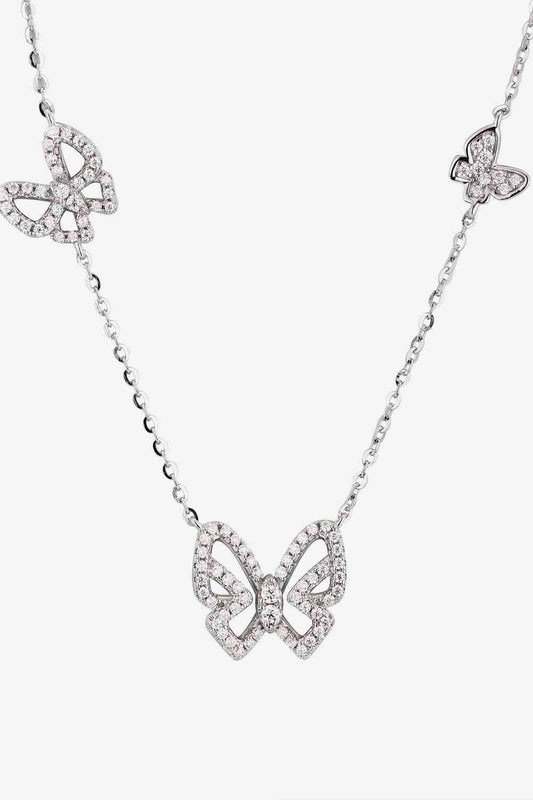 Moissanite Butterfly Shape Necklace - EMMY