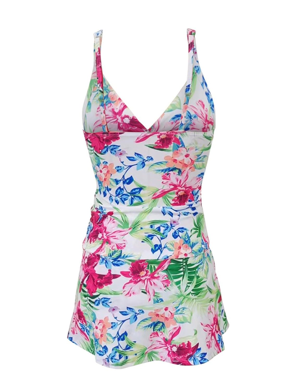 Printed Spaghetti Strap Swimsuit - EMMY