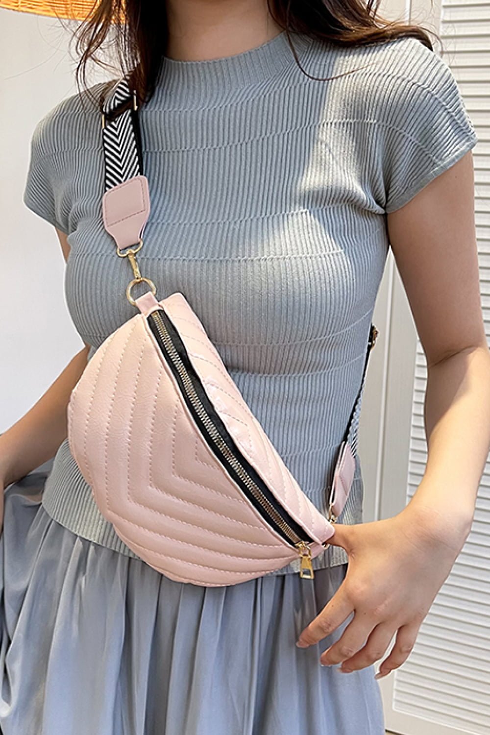 PU Leather Sling Bag - EMMY