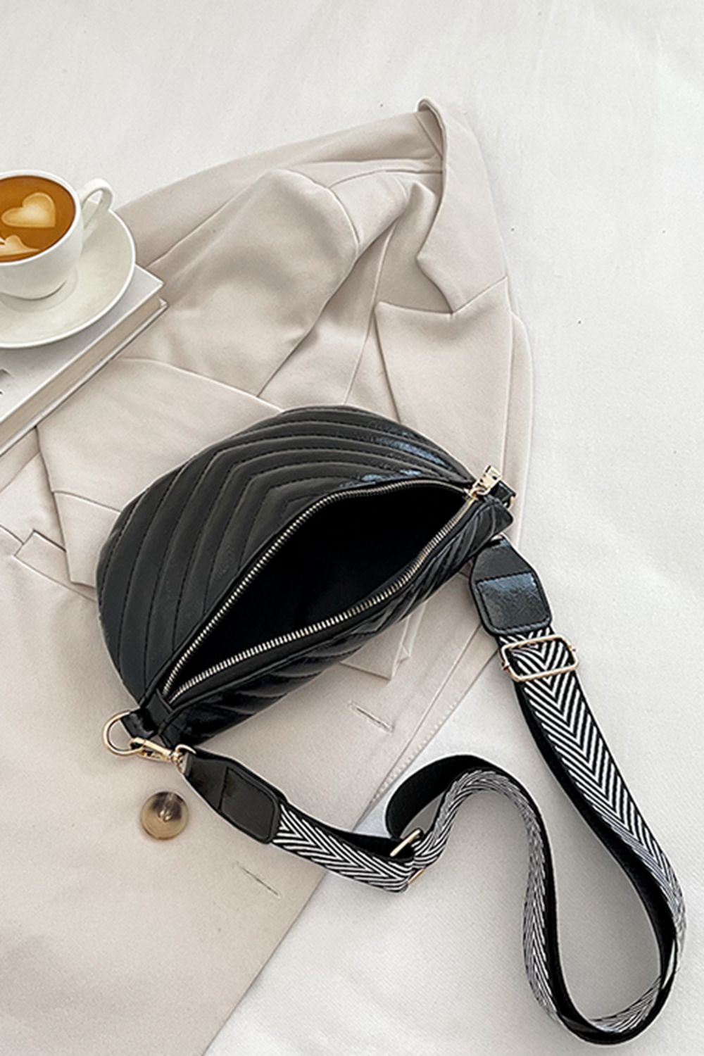 PU Leather Sling Bag - EMMY