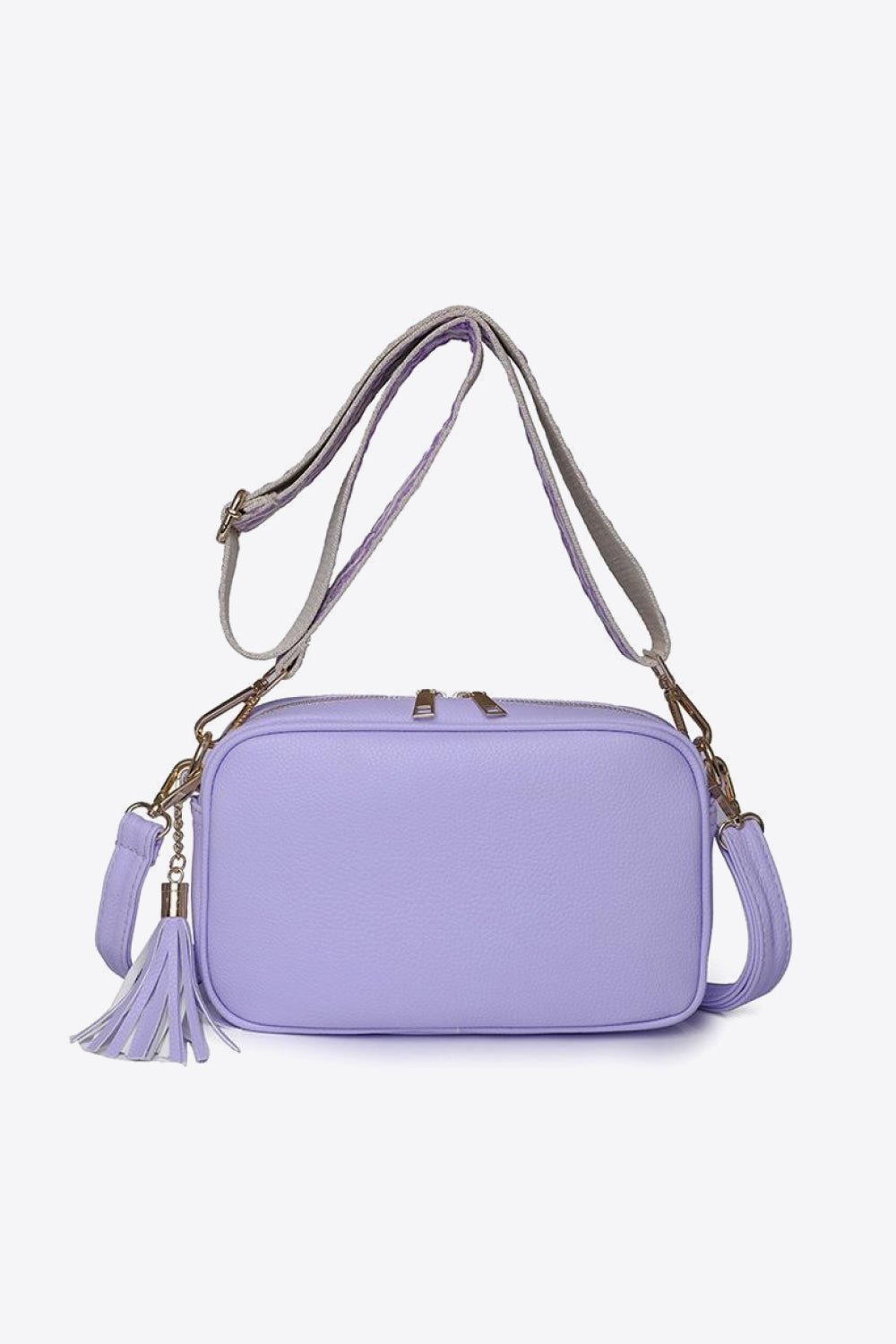 PU Leather Tassel Crossbody Bag - EMMY