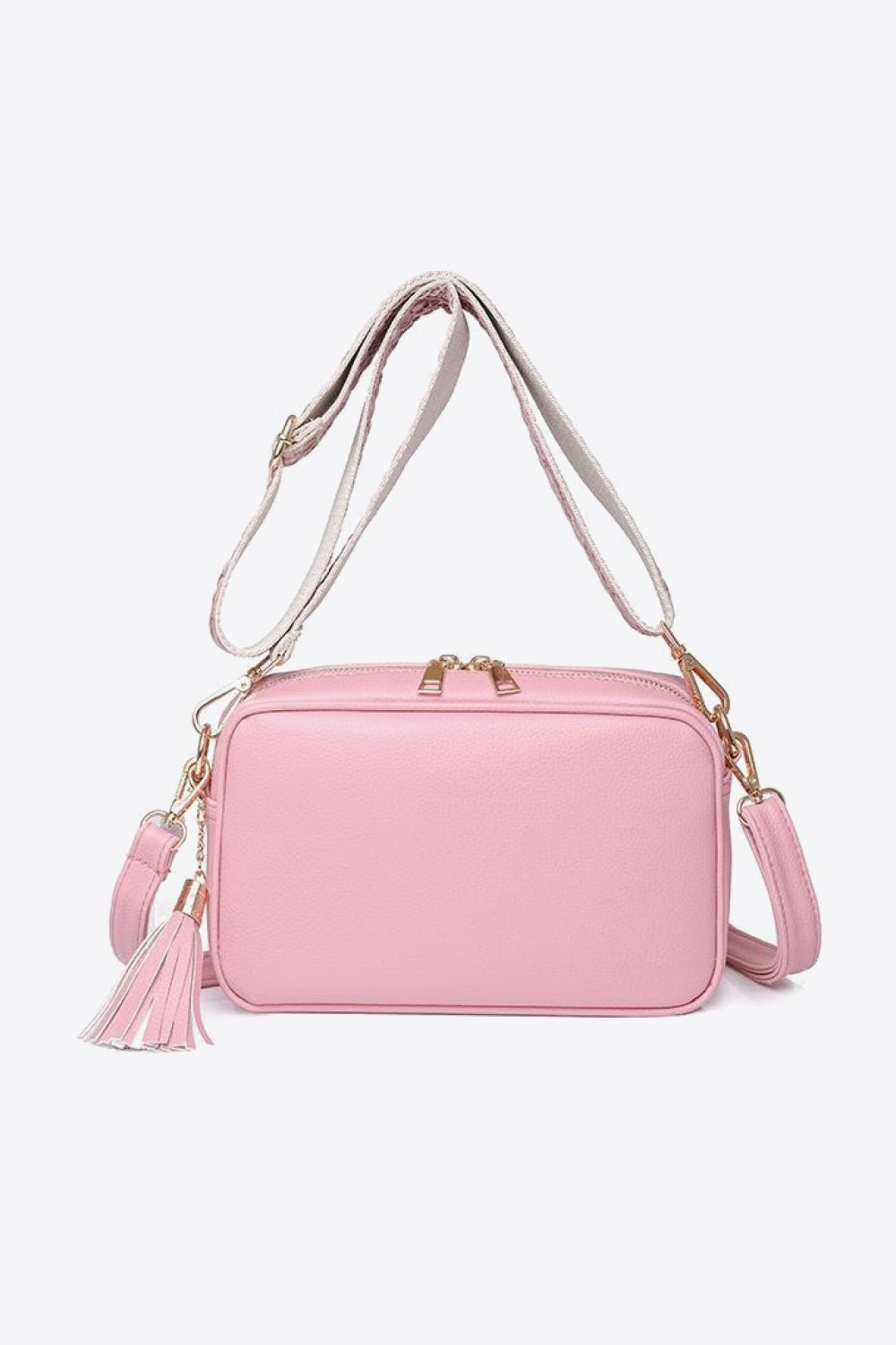 PU Leather Tassel Crossbody Bag - EMMY