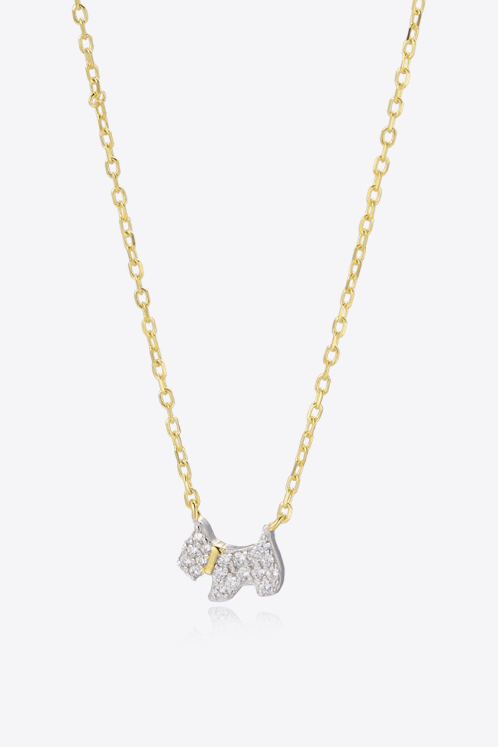 Puppy Zircon 925 Sterling Silver Necklace - EMMY