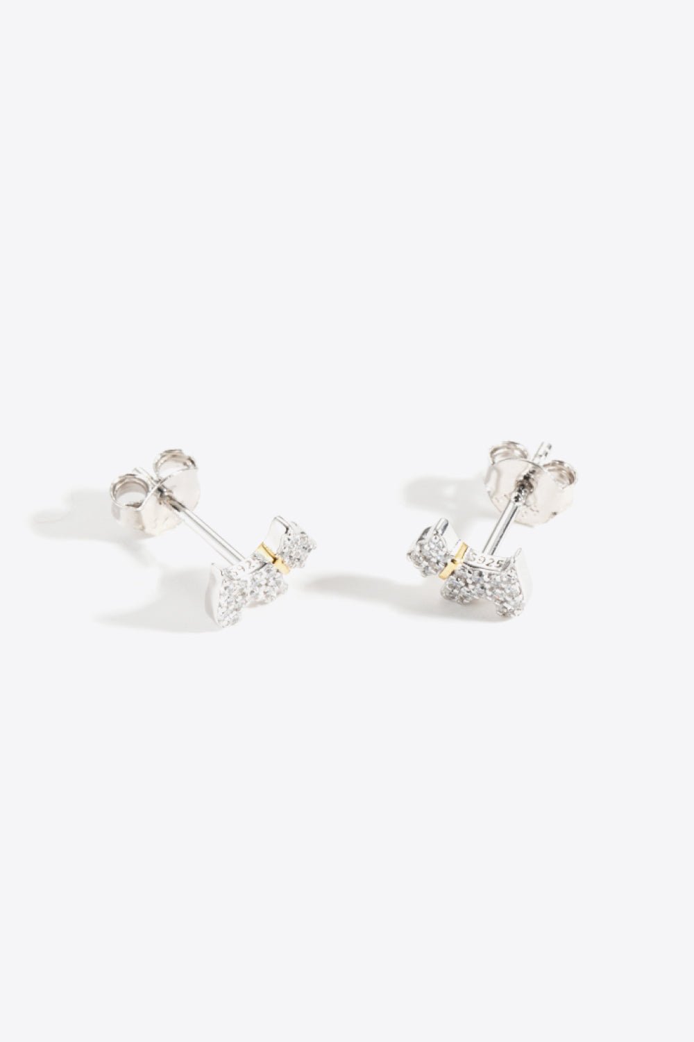 Puppy Zircon 925 Sterling Silver Stud Earrings - EMMY