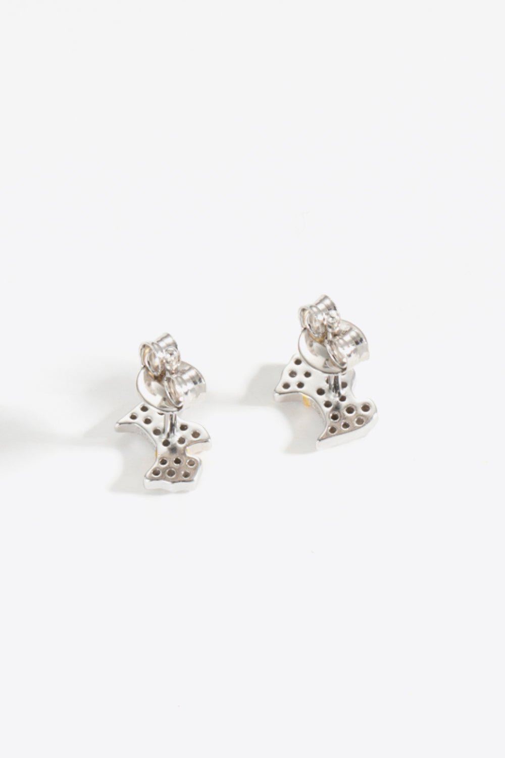 Puppy Zircon 925 Sterling Silver Stud Earrings - EMMY