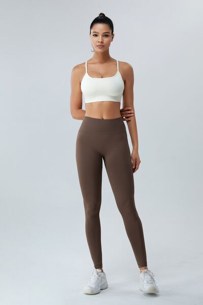 Ruched High Waist Active Leggings - EMMY