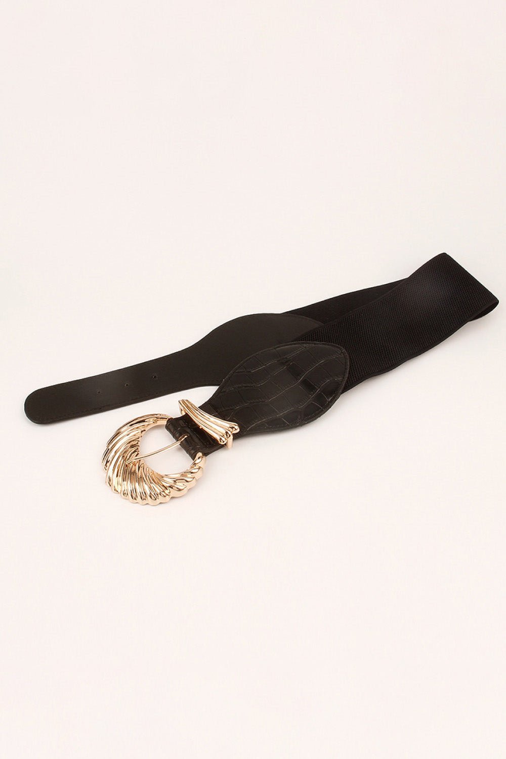 Shell Alloy Buckle Elastic Belt - EMMY