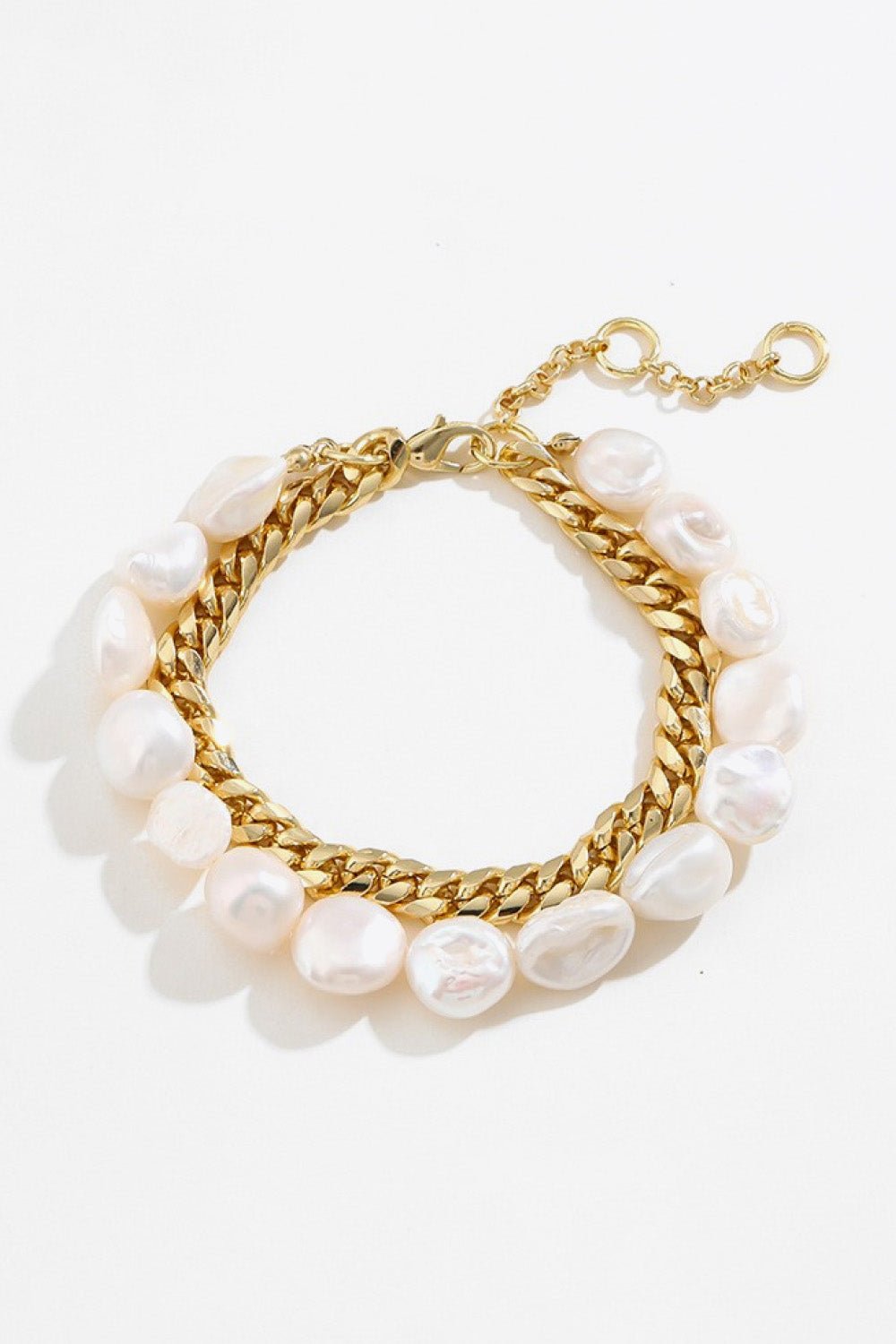 Two-Tone Double-Layered Bracelet - EMMY