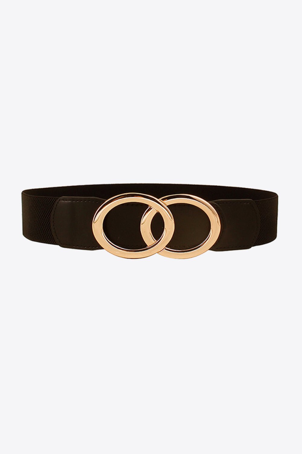 Zinc Alloy Buckle Elastic PU Belt - EMMY