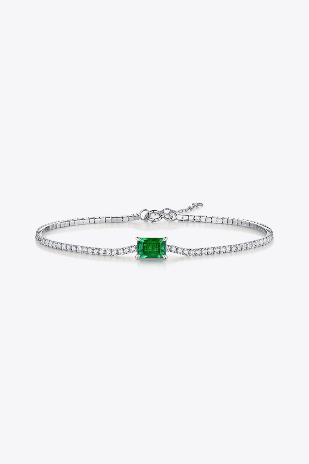 1 Carat Lab-Grown Emerald Bracelet - EMMY