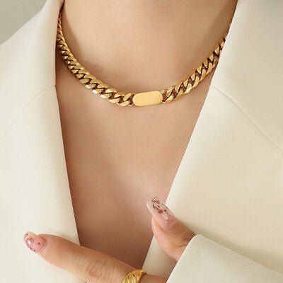 18K Gold-Plated Chain Necklace - EMMY