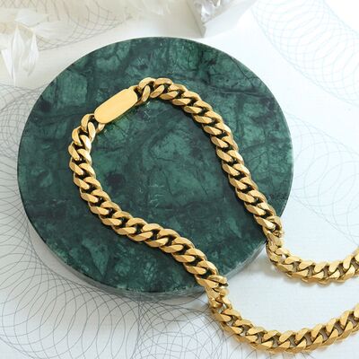 18K Gold-Plated Chain Necklace - EMMY
