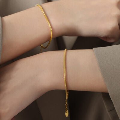 18K Gold-Plated Minimalist Bracelet - EMMY