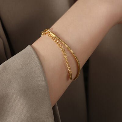 18K Gold-Plated Minimalist Bracelet - EMMY