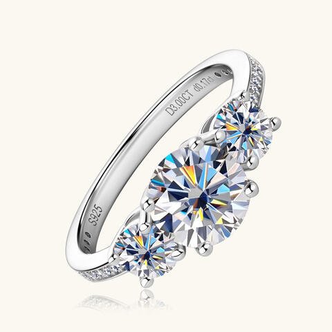 3 Carat Moissanite 925 Sterling Silver Ring - EMMY