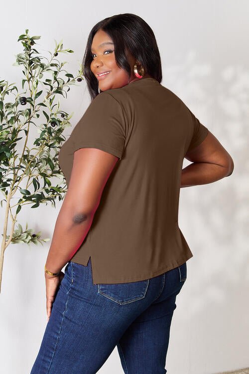 Basic Bae Full Size Round Neck Short Sleeve T-Shirt - EMMY