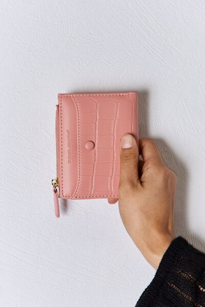 David Jones Texture PU Leather Mini Wallet - EMMY