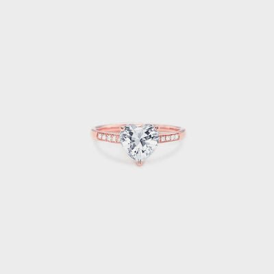 Heart Zircon 925 Sterling Silver Ring - EMMY