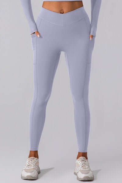 High Waist Active Leggings with Pockets - EMMY
