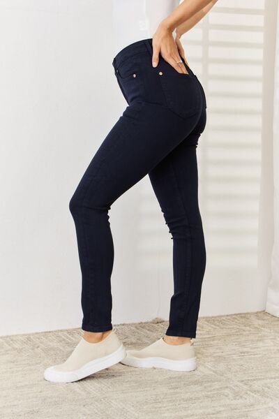 Judy Blue Full Size Garment Dyed Tummy Control Skinny Jeans - EMMY