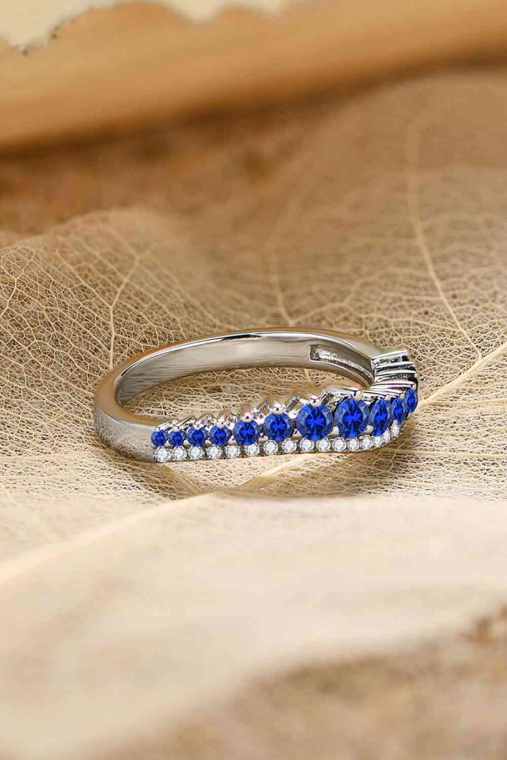 Lab-Grown Sapphire 925 Sterling Silver Rings - EMMY