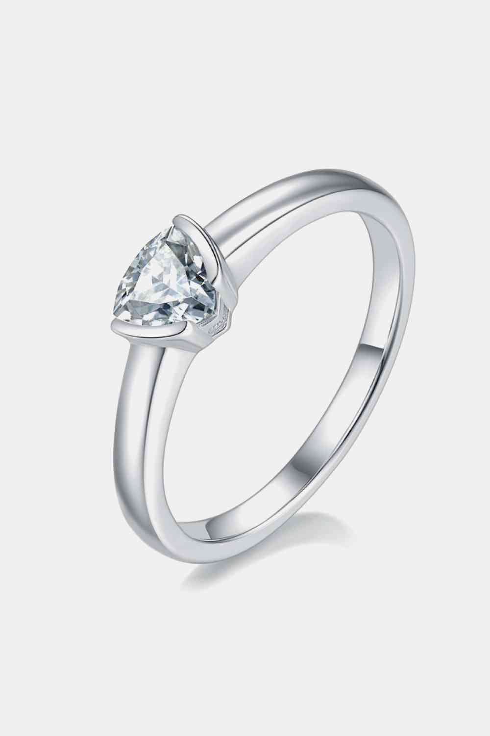 Moissanite 925 Sterling Silver Solitaire Ring - EMMY